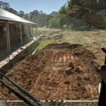 bobcat hire Cockatoo Valley site preparation for new retaining walls