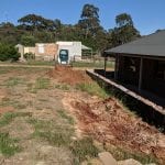 bobcat hire Cockatoo Valley site clearing for new retaining wall