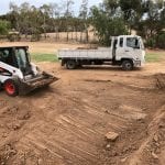 bobcat hire Gawler soil removal with tipper for new landscaping