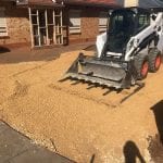 bobcat hire Elizabeth levelling new top soil and rubble base