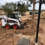 bobcat hire Gawler extensive site levelling for new landcaping