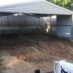 bobcat hire Morphett Vale preparing to pour new concrete floor in shed