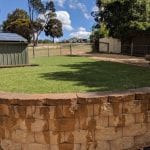 bobcat hire new lawn and retaining wall at Williamstown