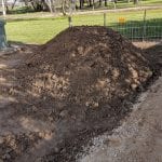 bobcat hire preparing top soil for new lawn at Williamstown