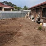 bobcat hire yard makeover for new paving at Salisbury Downs