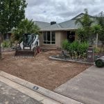 bobcat hire for turf base preparation at Walkley Heights