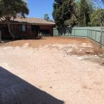 bobcat hire after yard clean up and rubbish removal in Blakeview