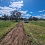 bobcat hire Flaxman Valley build new driveway