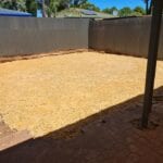 bobcat hire Hillbank rubble base for new shed preparation