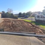 front yard restoration with bobcat and tipper hire